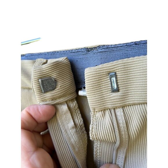 Ladies' Low Rise Full Seat Breeches Size 28 Beige Ribbed Equestrian Riding Pants - Picture 4 of 11